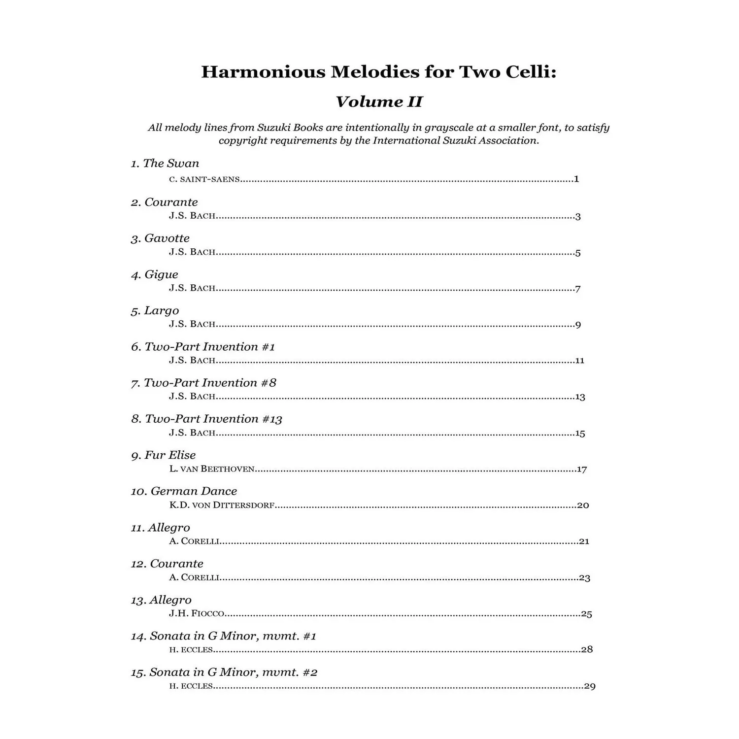 Shar Music Harmonious Melodies 2 Celloduetten Download