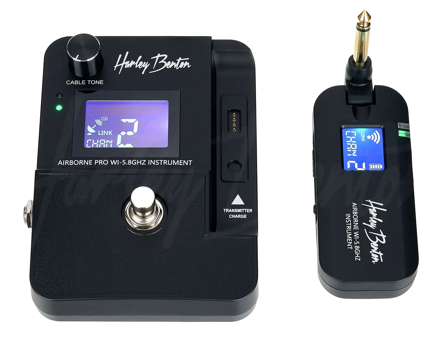 Harley Benton AirBorne Pro Funksystem 5.8 GHz Gitarre 35 m