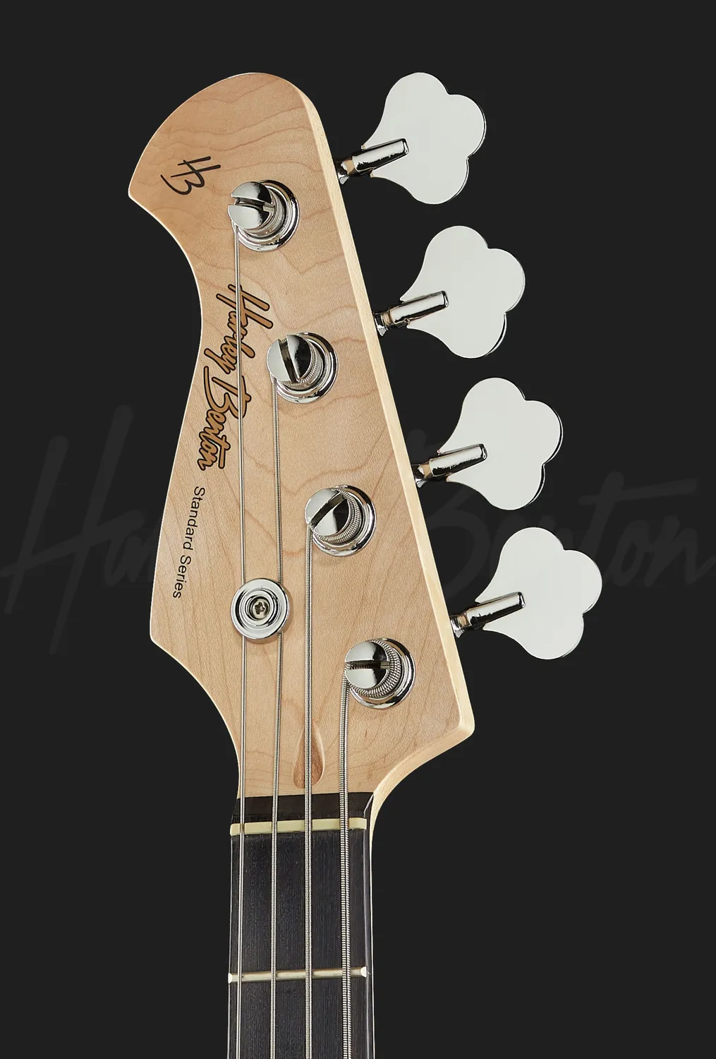 Harley Benton Pro PB-Shorty LH E-Bass Linkshänder Schwarz Shortscale