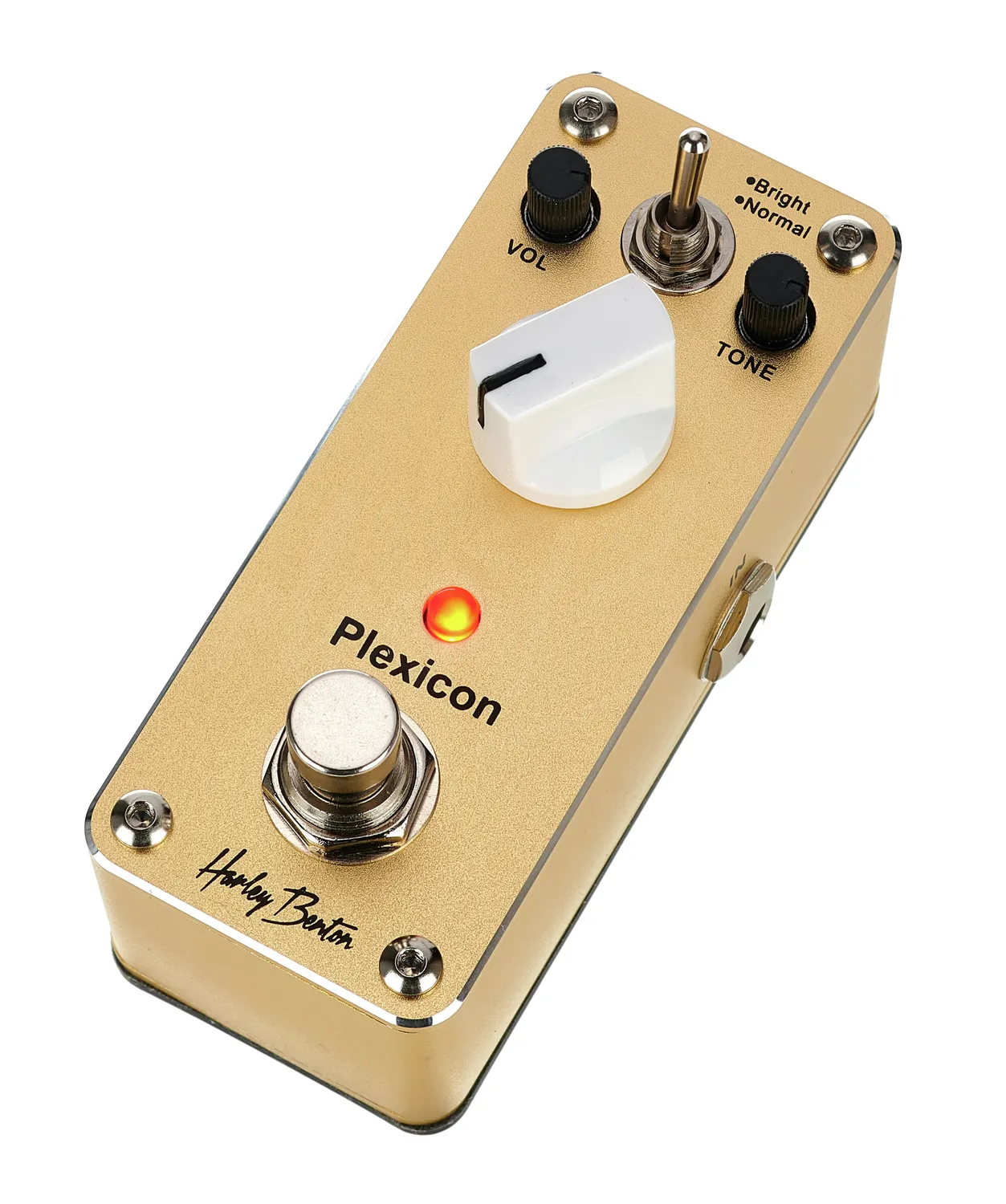Harley Benton MiniStomp Plexicon Effektpedal Overdrive