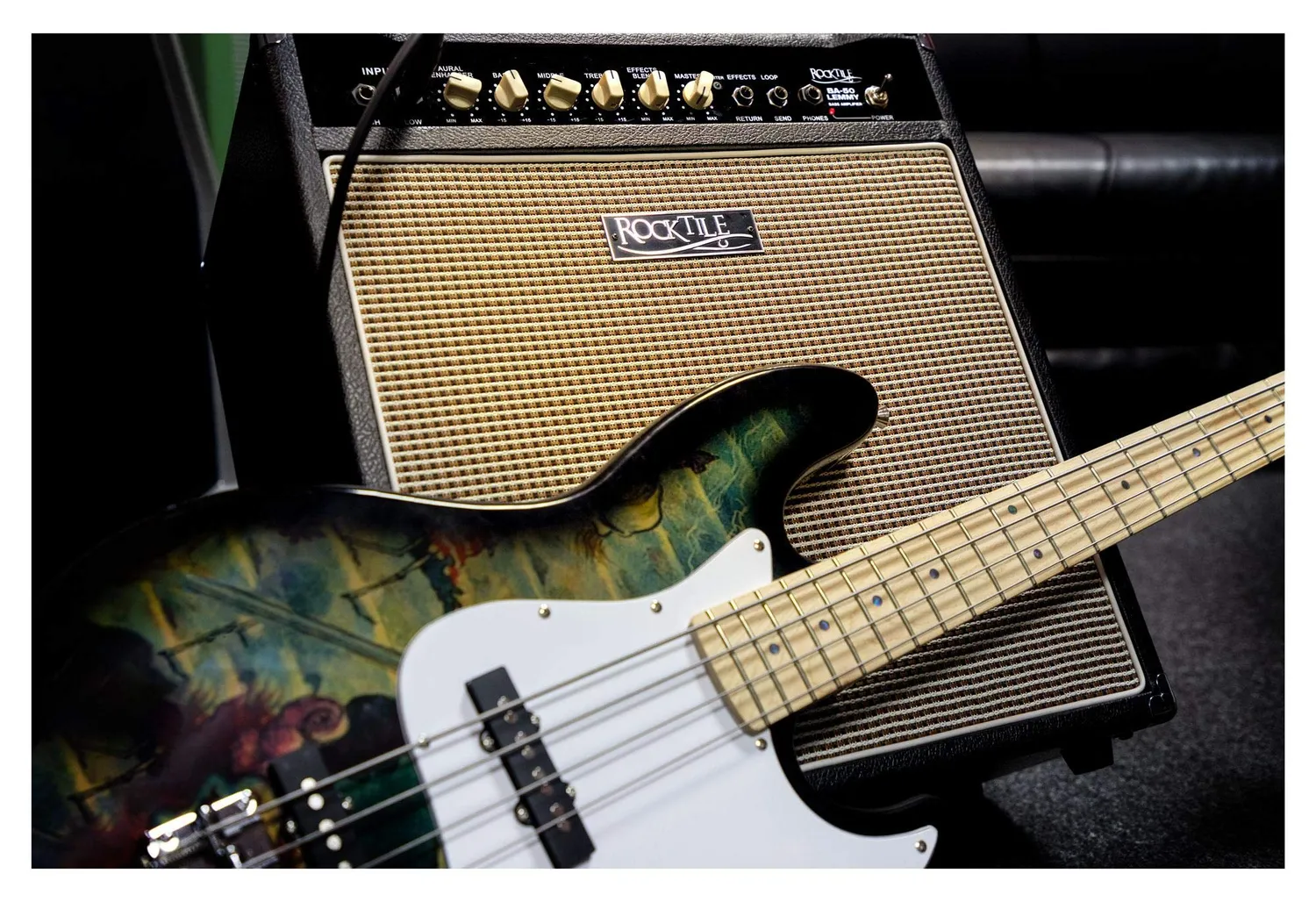 Rocktile BA-50 Lemmy Basscombo 50 Watt schwarz