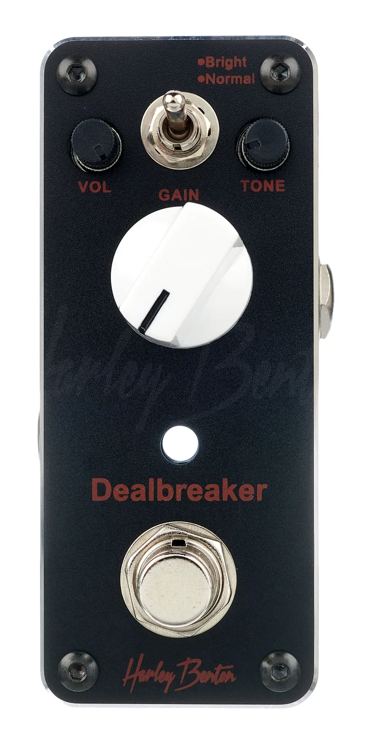 Harley Benton Standard MiniStomp Dealbreaker Overdrive-Pedal britisch