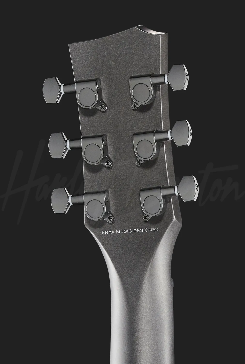 Harley Benton Custom Line TravelMate-E Reisegitarre Carbon