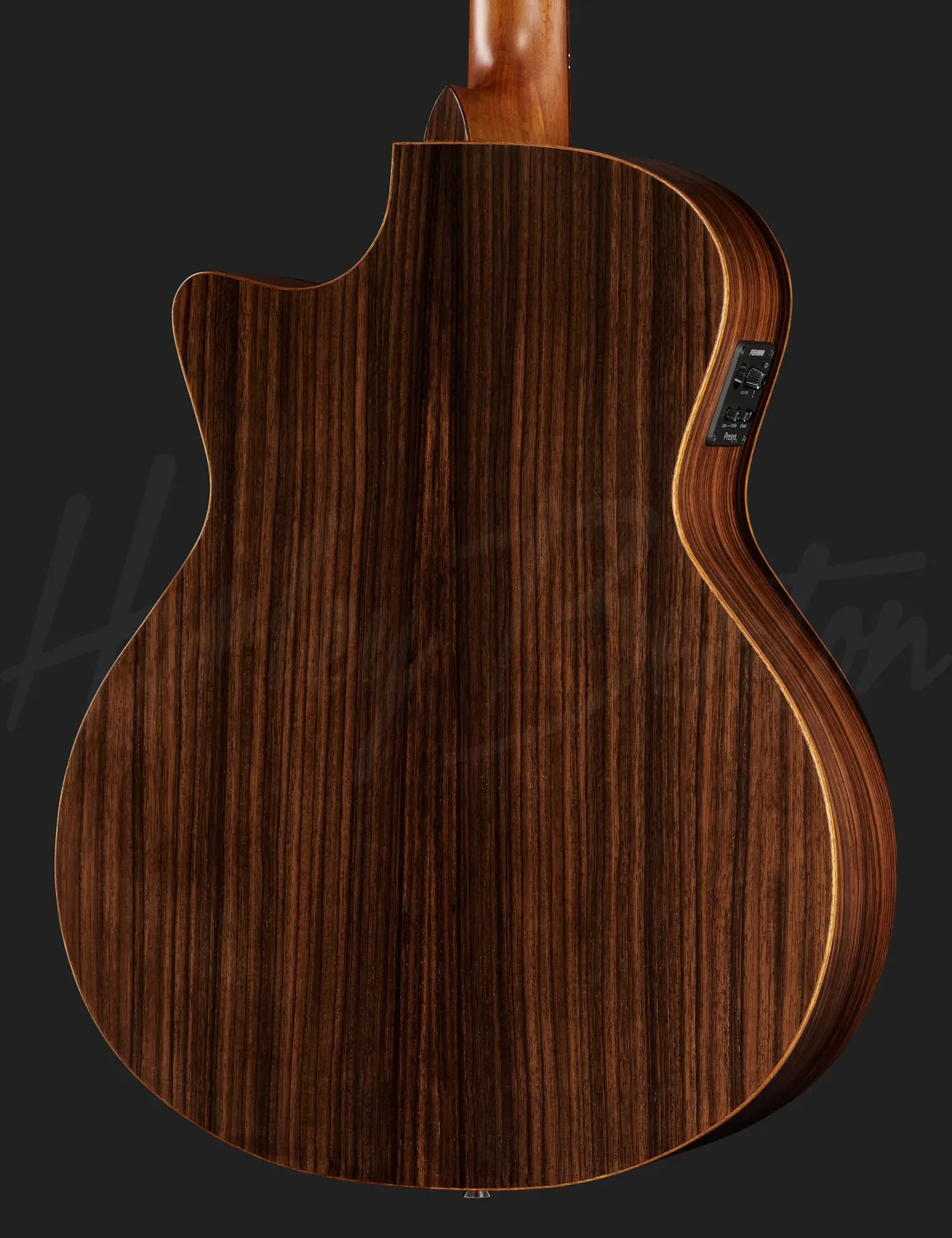 Harley Benton Custom Line CLG-70SR CE Westerngitarre Schwarz