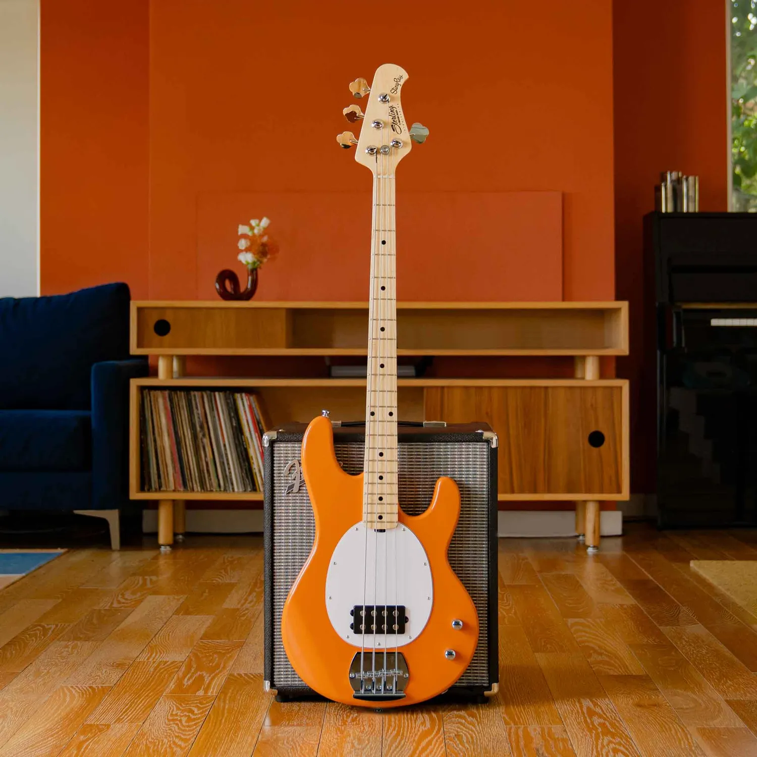 Sterling Intro StingRay E-Bass Sunrise Orange passiv