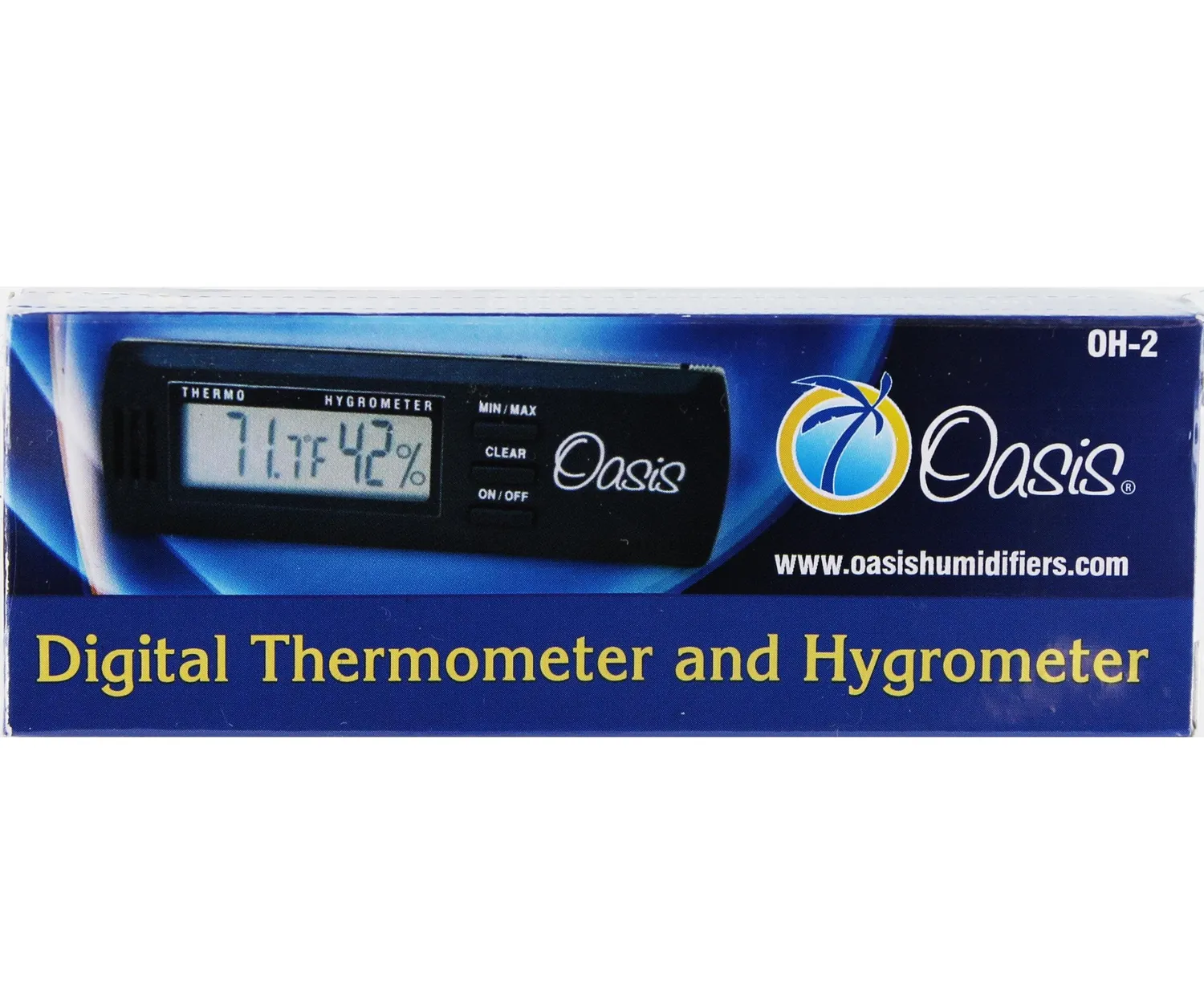 Oasis Digital Hygrometer mit Clip 20-90%