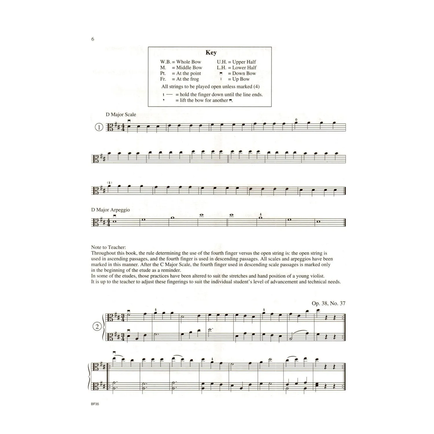 Wohlfahrt My First Bratsche Etüden Viola Anfänger