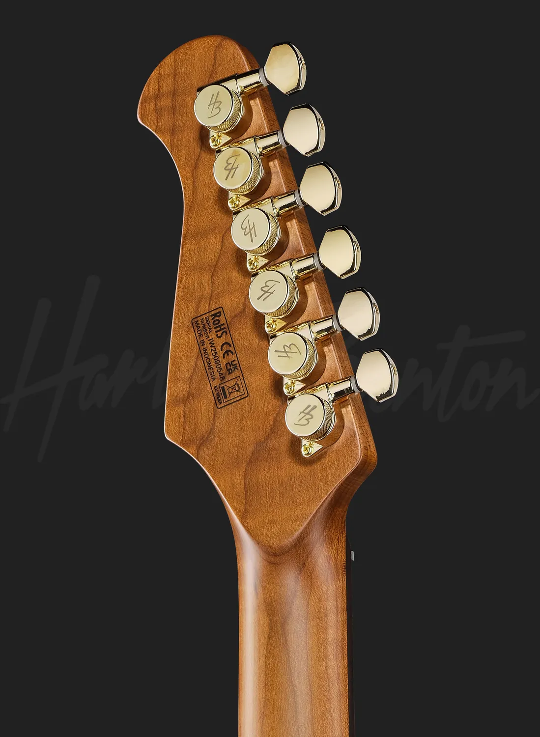 Harley Benton Fusion-IV E-Gitarre Purple Metallic Humbucker