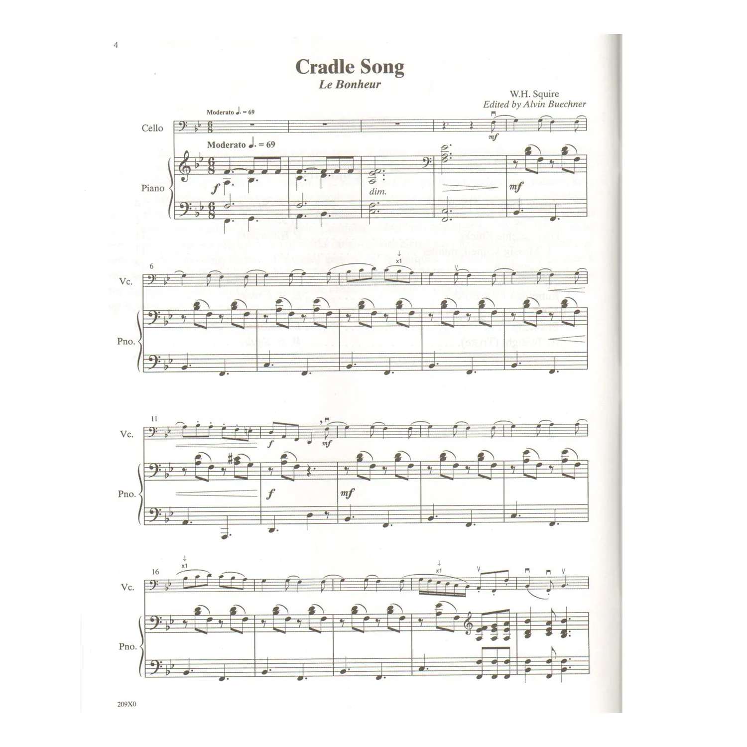 Solos Young Cellists Vol 2 Cellonoten Cello Klavier Cheney