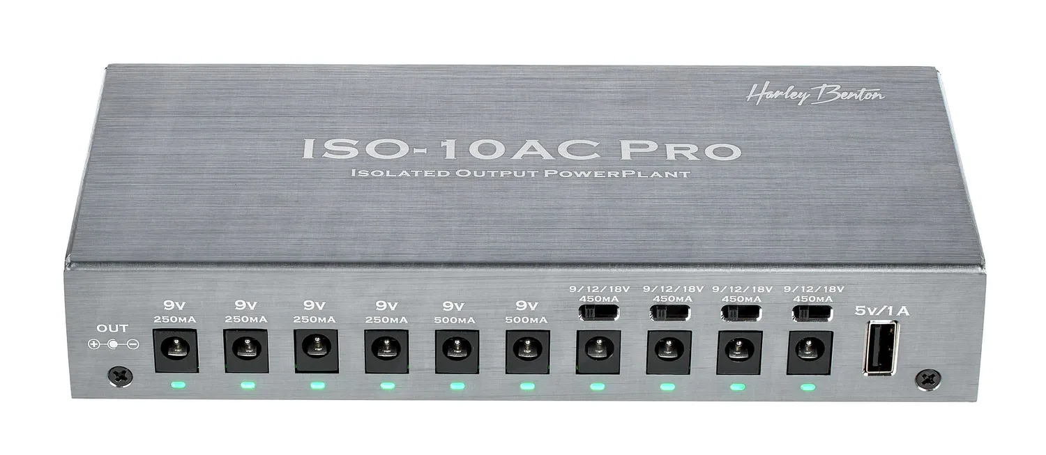 Harley Benton PowerPlant ISO-10AC Pro Netzteil 10-fach isoliert