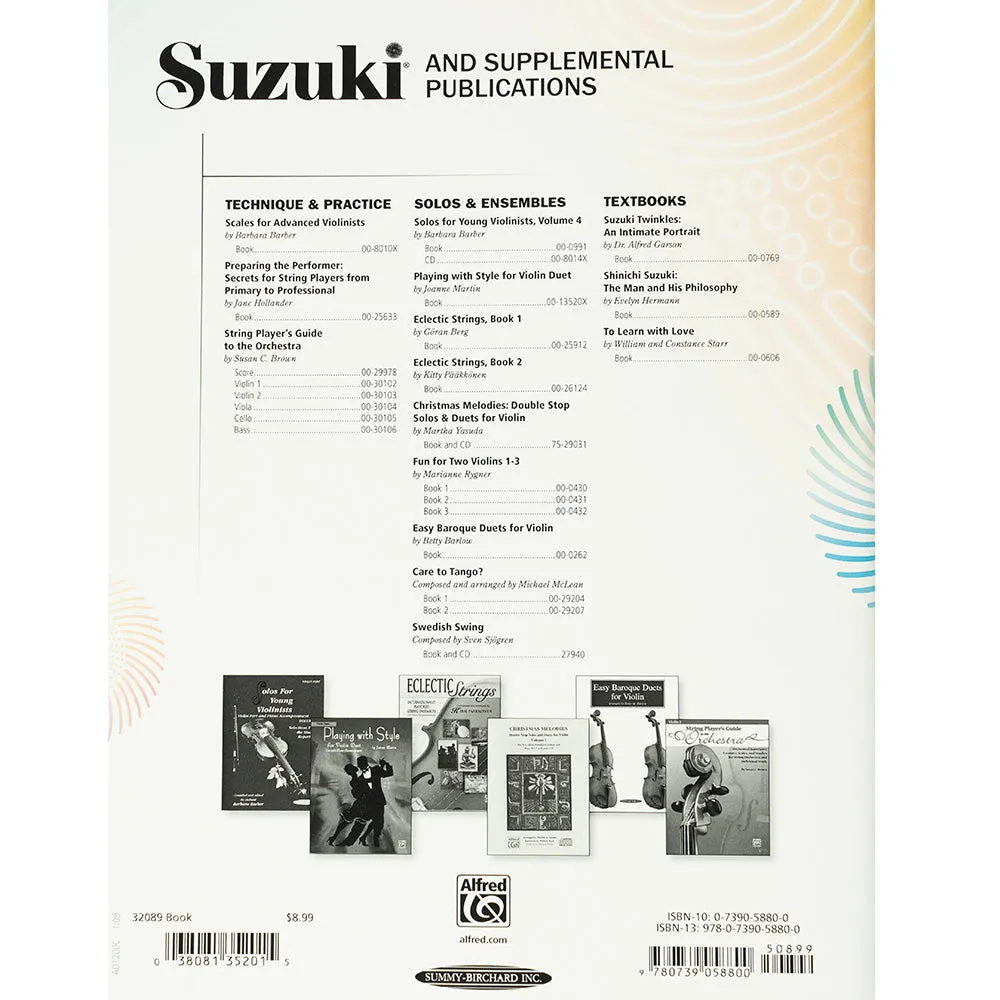 Shar Music Suzuki Violin School Vol. 4 Klavierbegleitung Noten