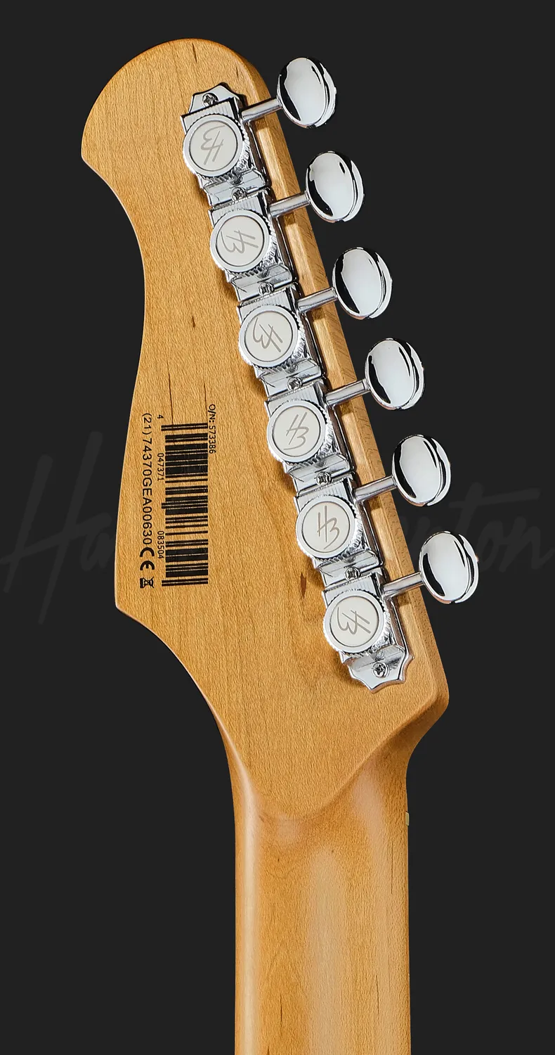 Harley Benton Rock ST-Modern E-Gitarre Olympic White HSS