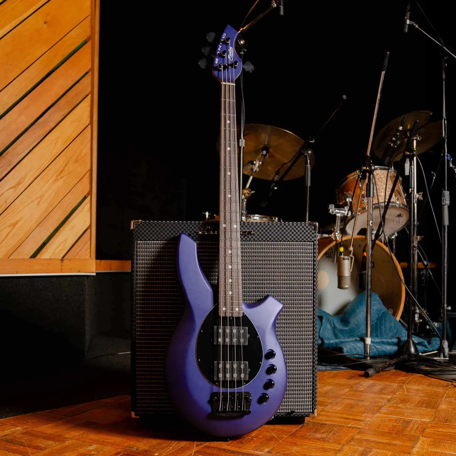 Sterling Bongo Standard E-Bass Firemist Purple Satin