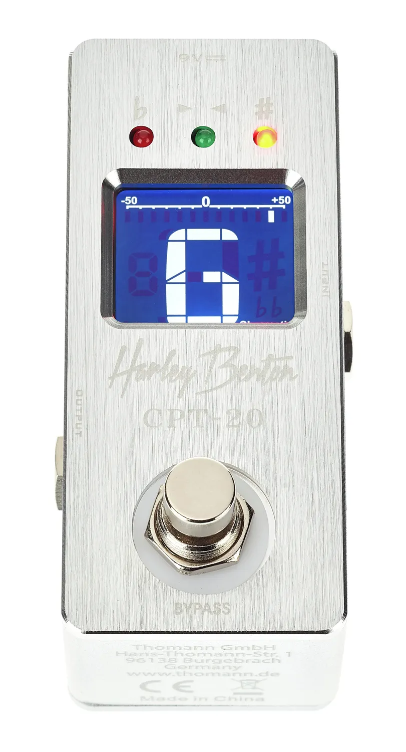Harley Benton CPT-20 Stimmgerät Bodentreter chromatisch