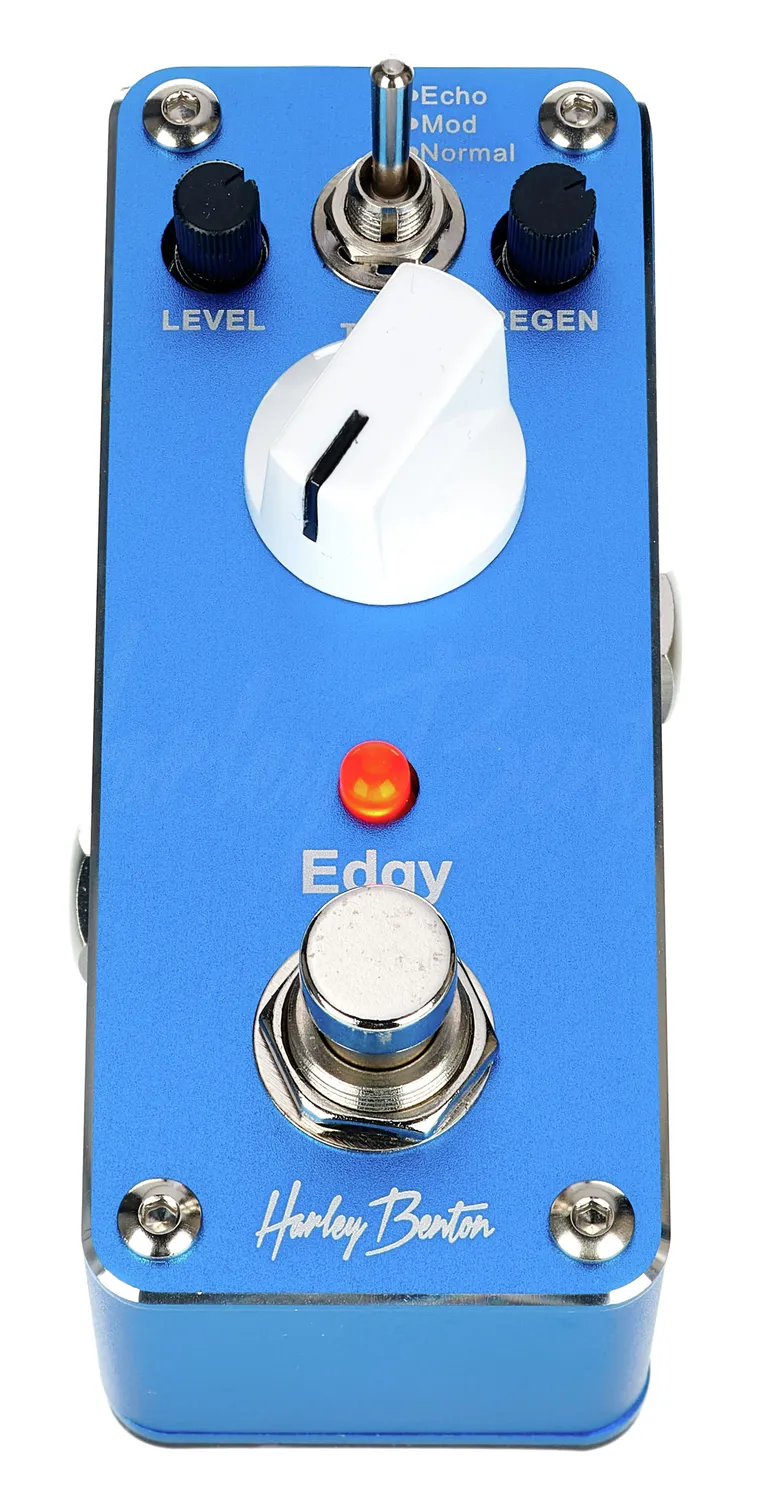 Harley Benton MiniStomp Edgy Delay-Pedal True Bypass kompakt