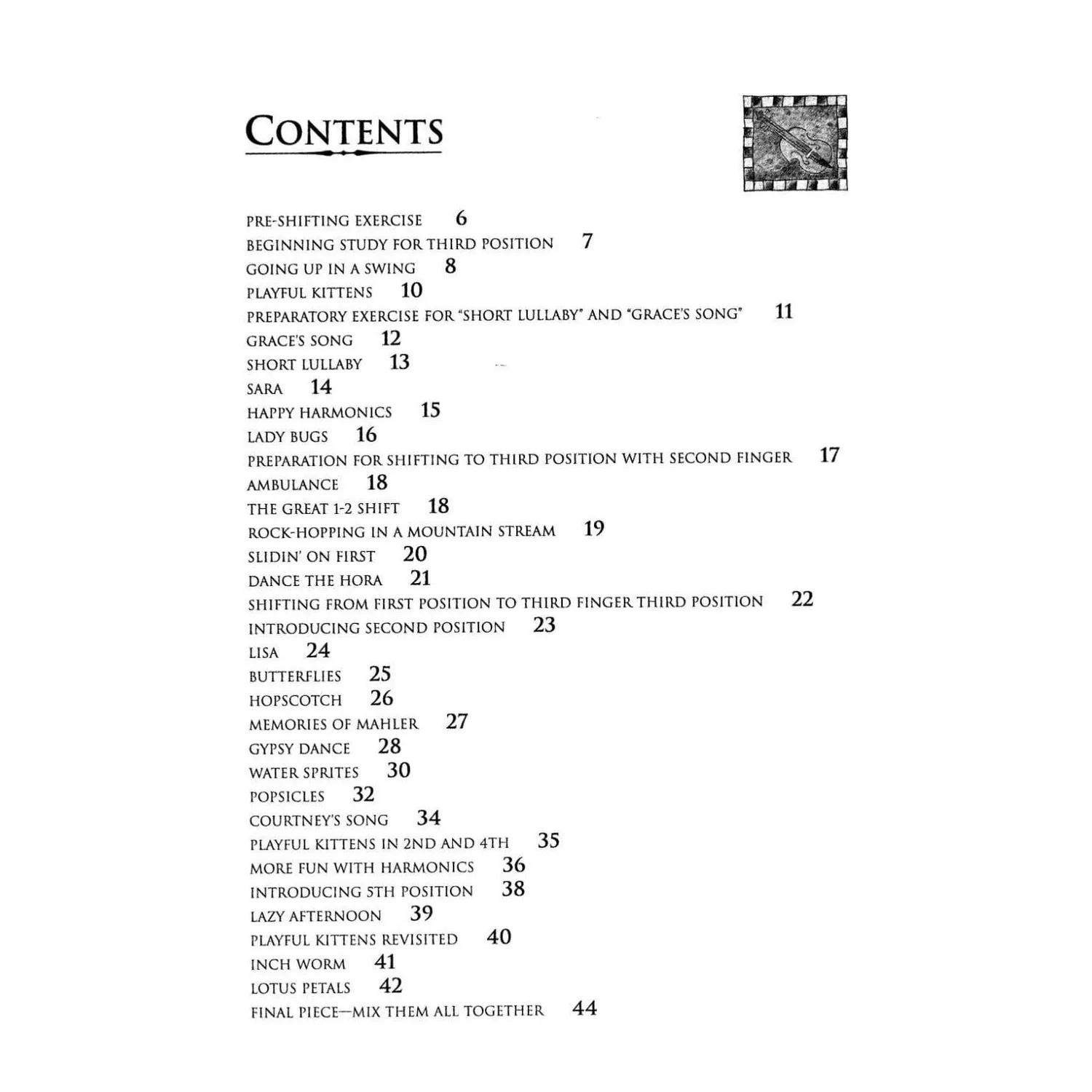 Shar Kinnard Easy Songs Shifting Noten Violine 1.-5. Lage