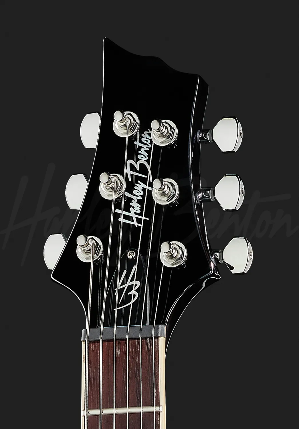 Harley Benton CST-24T Black Flame E-Gitarre Ahorn