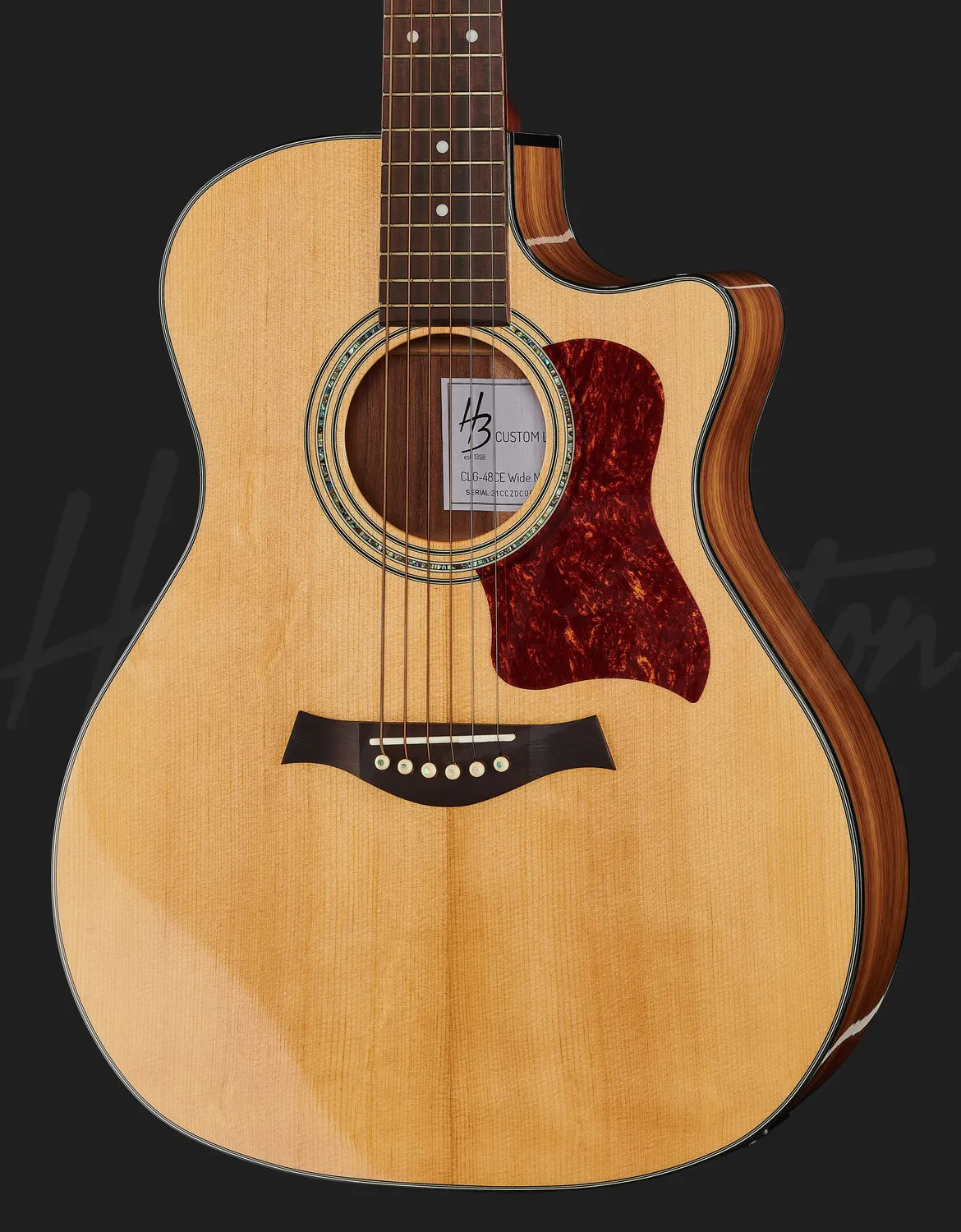 Harley Benton Custom Line CLG-48CE Wide NT E-Akustikgitarre