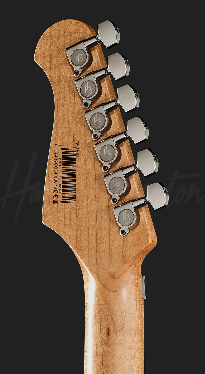 Harley Benton ST-80FR E-Gitarre Floyd Rose Gold Sparkle 80er