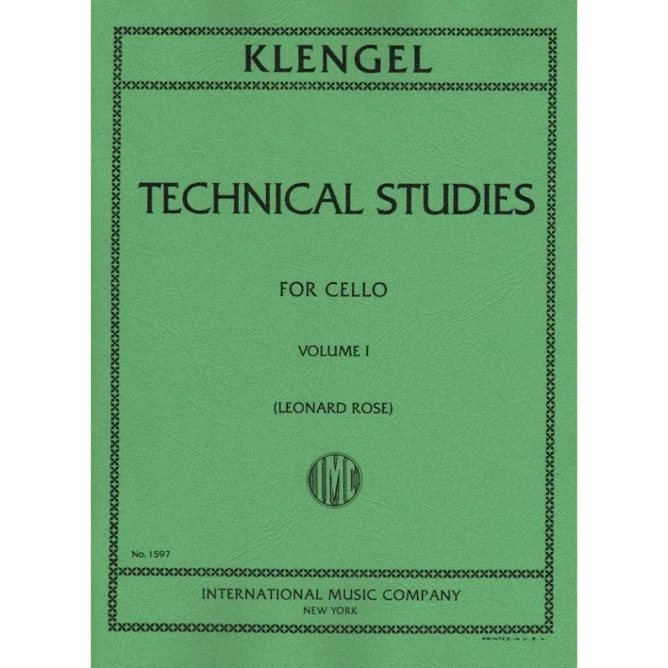 Shar Music Klengel Technical Studies 1 Cello Noten Tonleitern