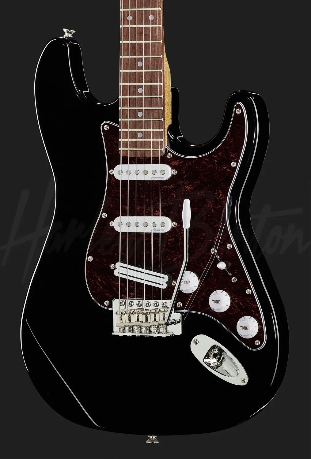 Harley Benton ST-62RW BK Hot Rod E-Gitarre schwarz
