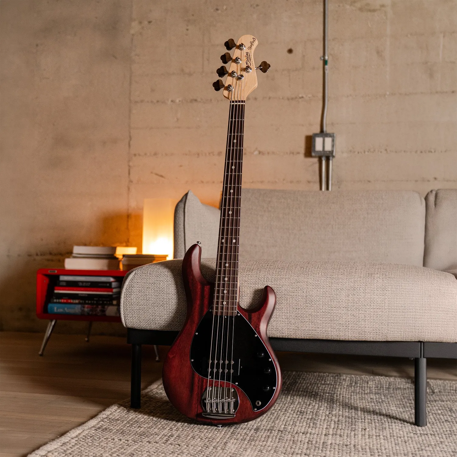Sterling SUB StingRay 5 E-Bass Walnut Aktiv