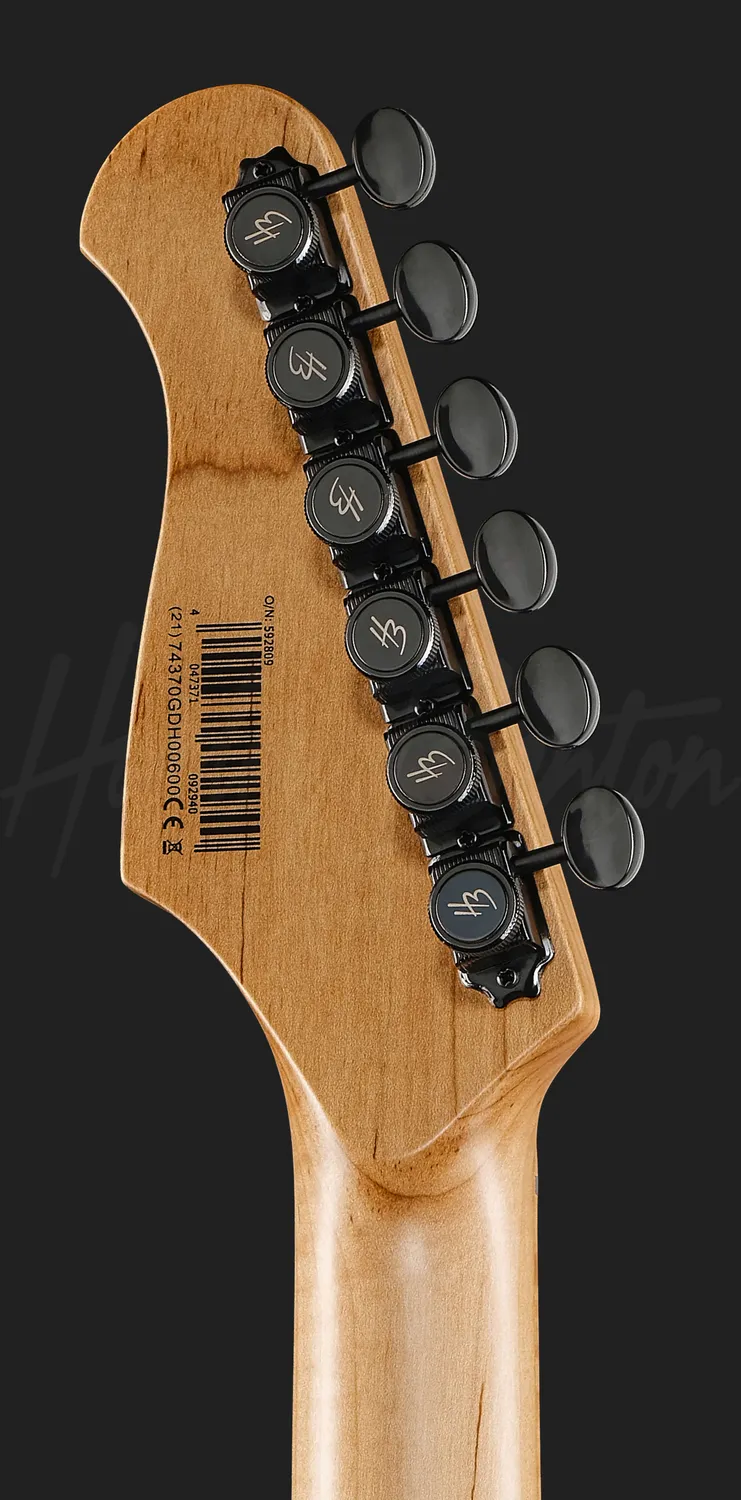 Harley Benton ST-Modern Plus HSS E-Gitarre Gun Metal Blue