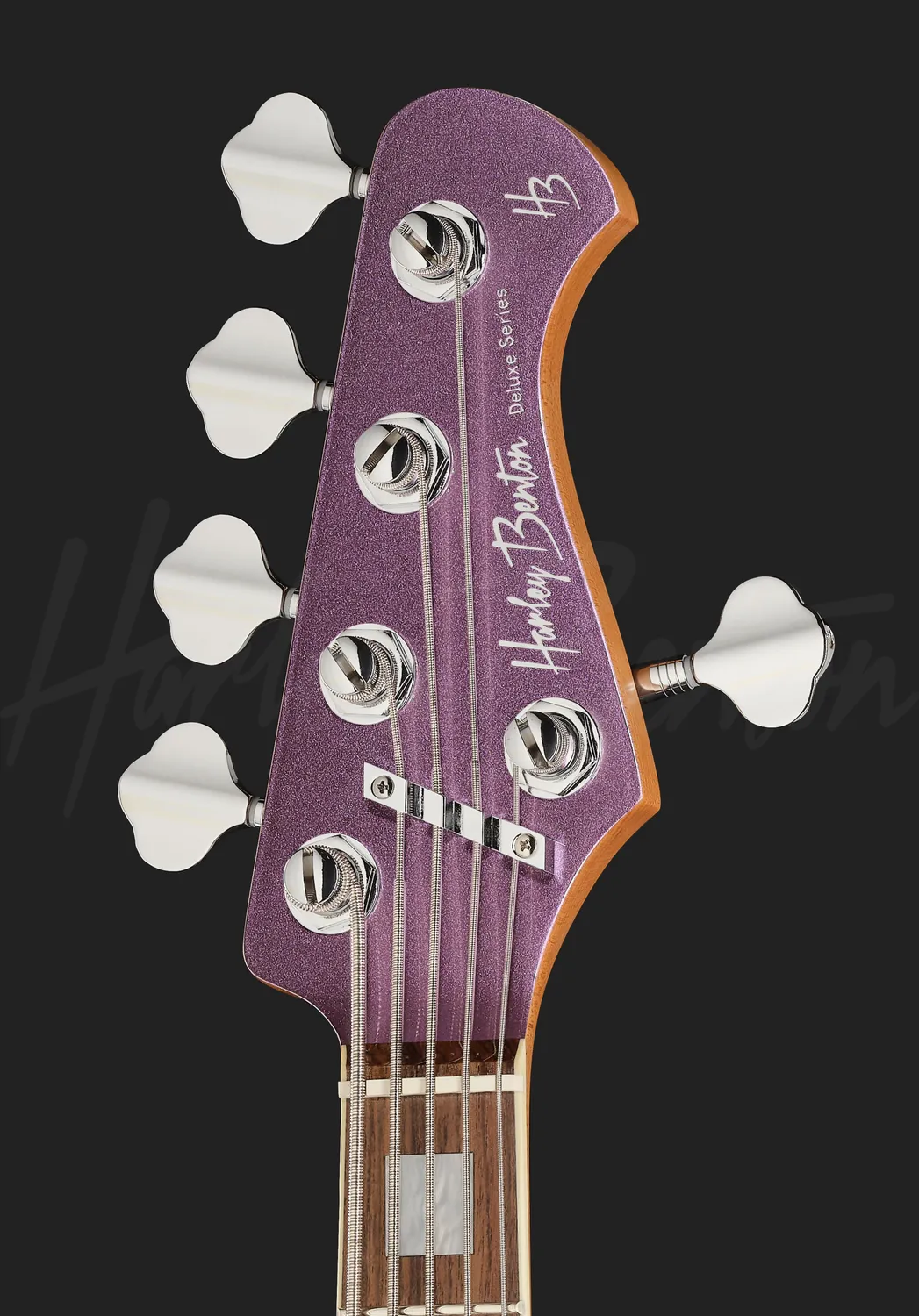 Harley Benton MV-5PJ E-Bass Burgundy Mist 5-saitig