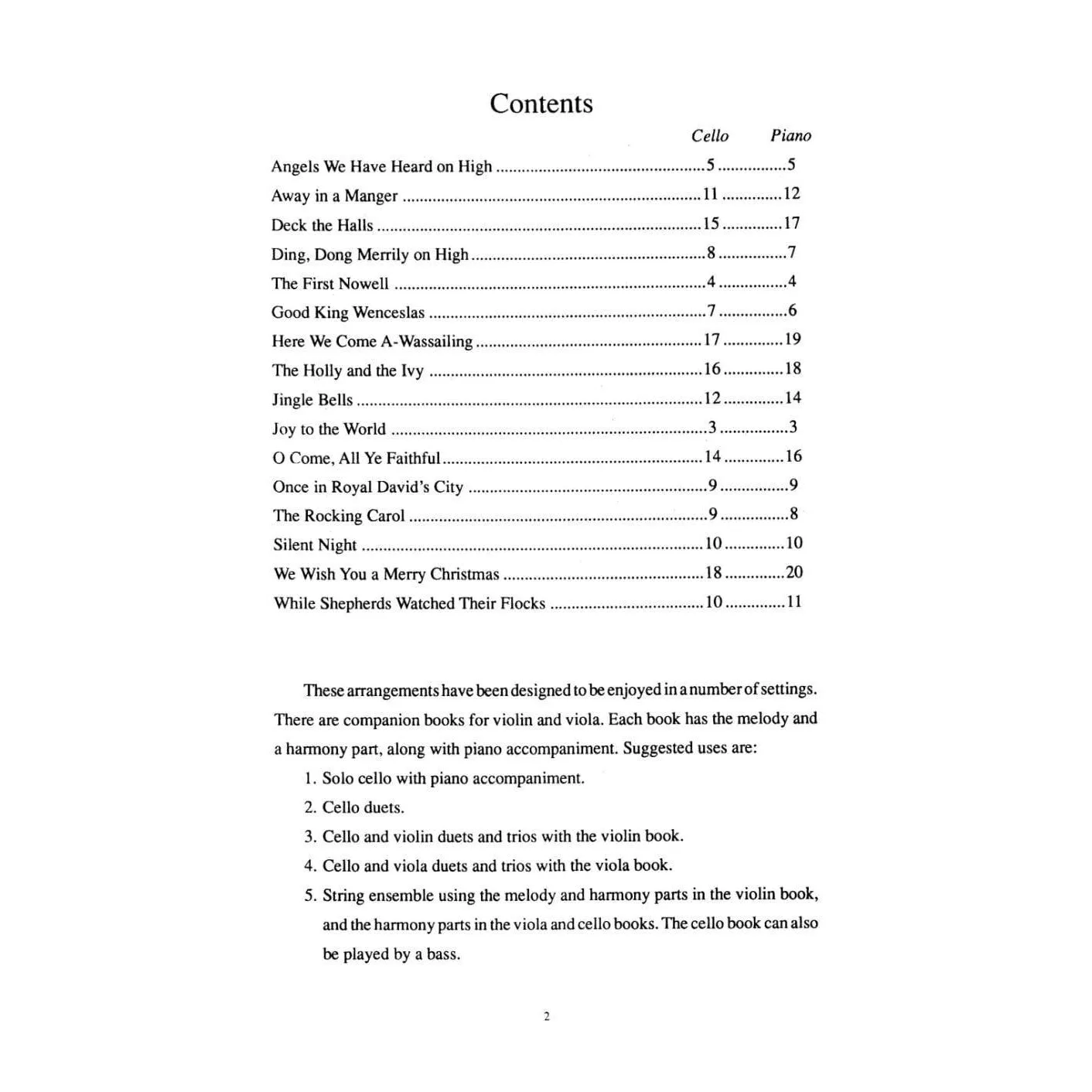 Craig Duncan Christmas Solos Cello Klavier Noten Level 1