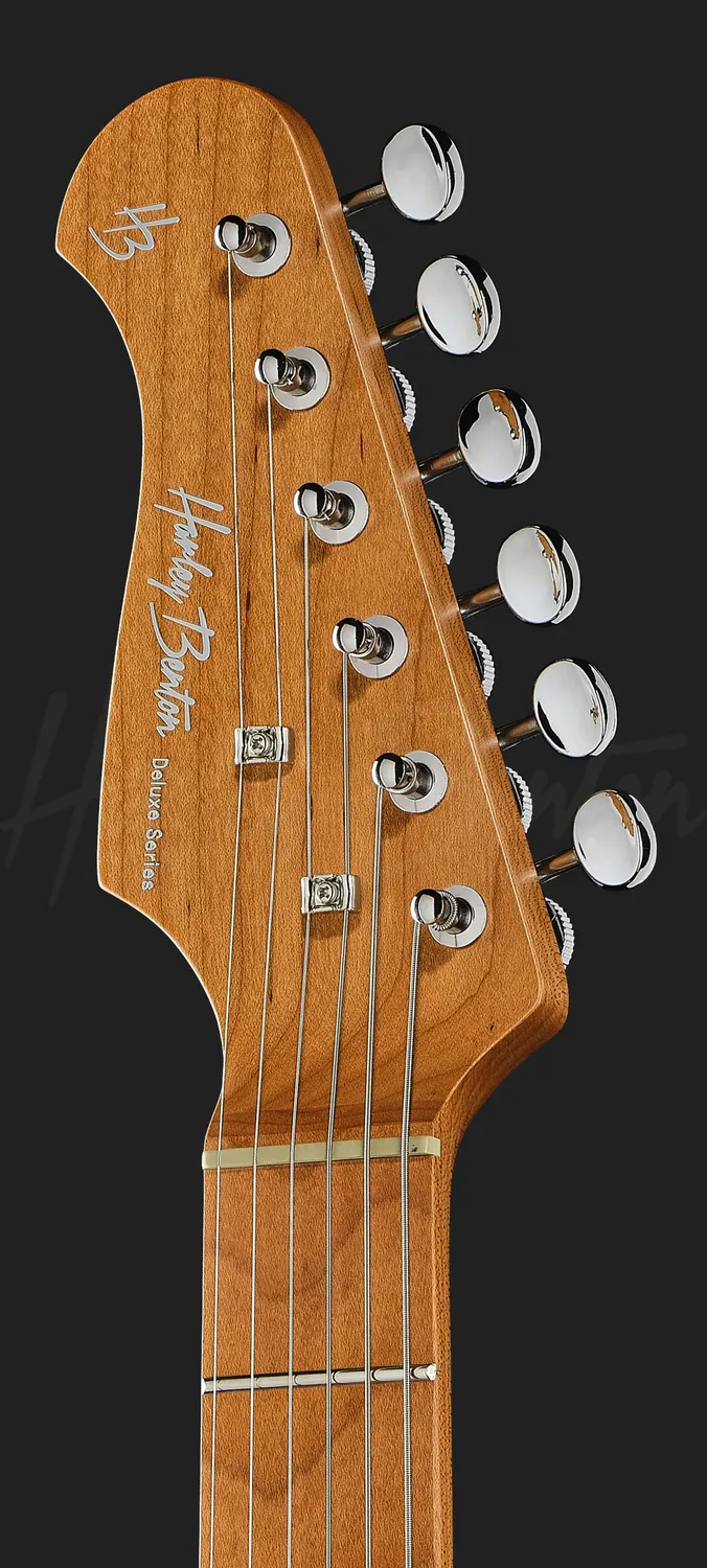 Harley Benton ST-Modern HSS E-Gitarre Links Shell Pink