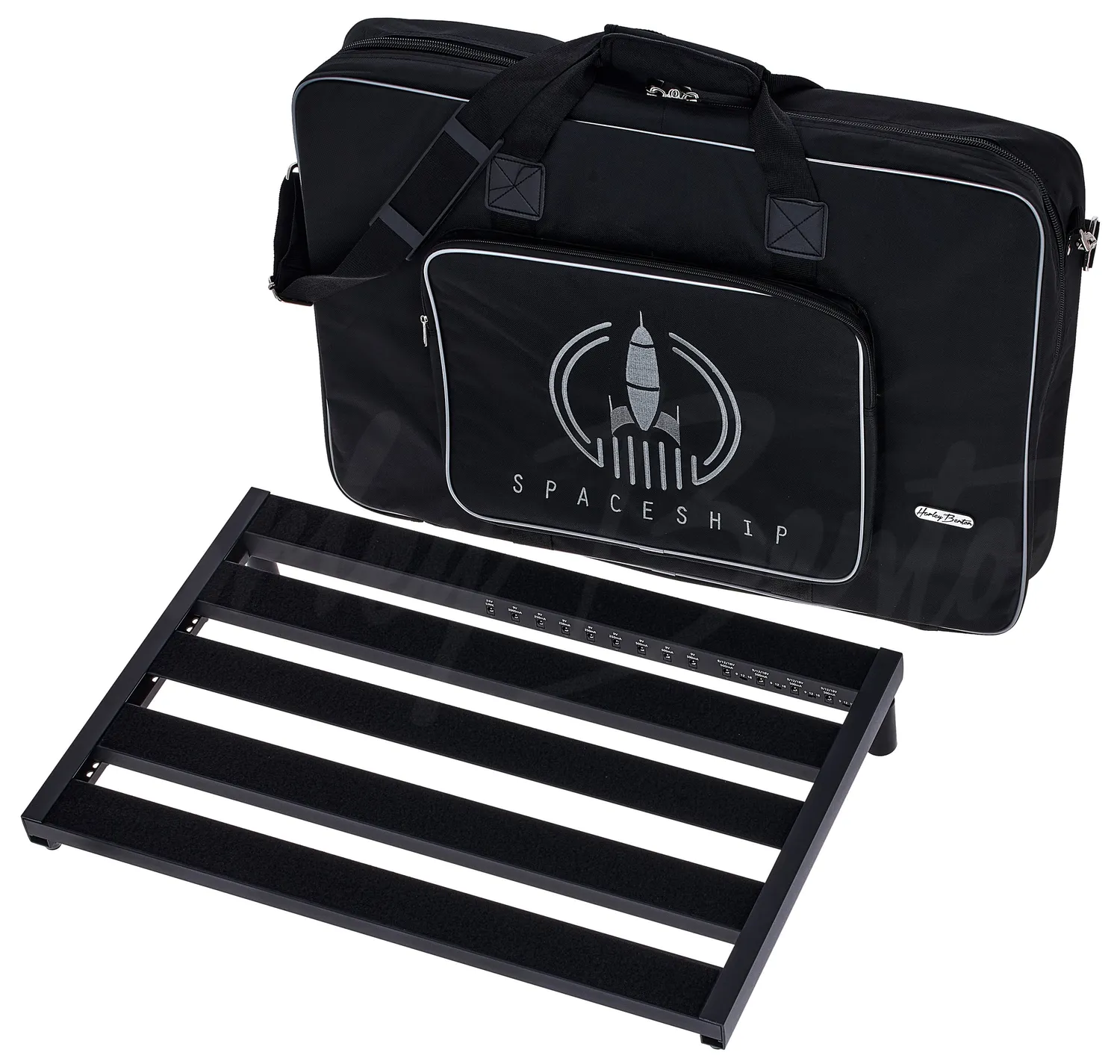 Harley Benton Standard Spaceship Power 60XL-B Pedalboard mit Akku