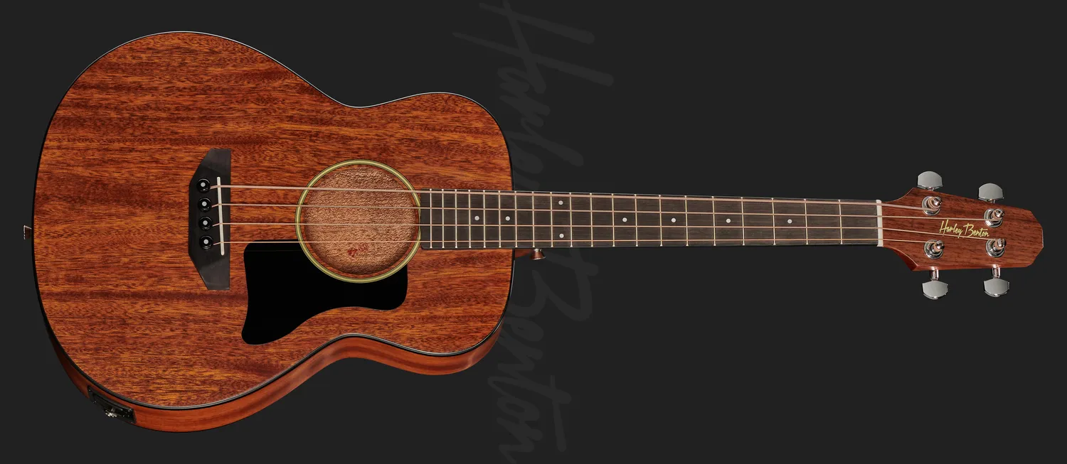 Harley Benton Custom Line GS-Travel-E Akustikbass Mahagoni