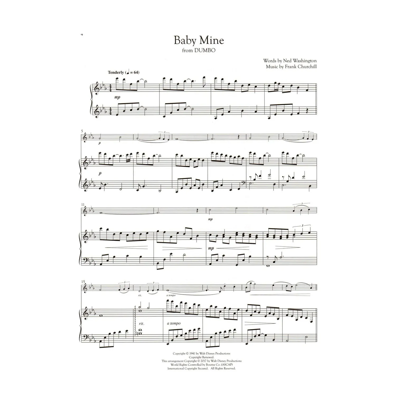 Hal Leonard Disney Songs Noten Violine Klavier 11 Stücke