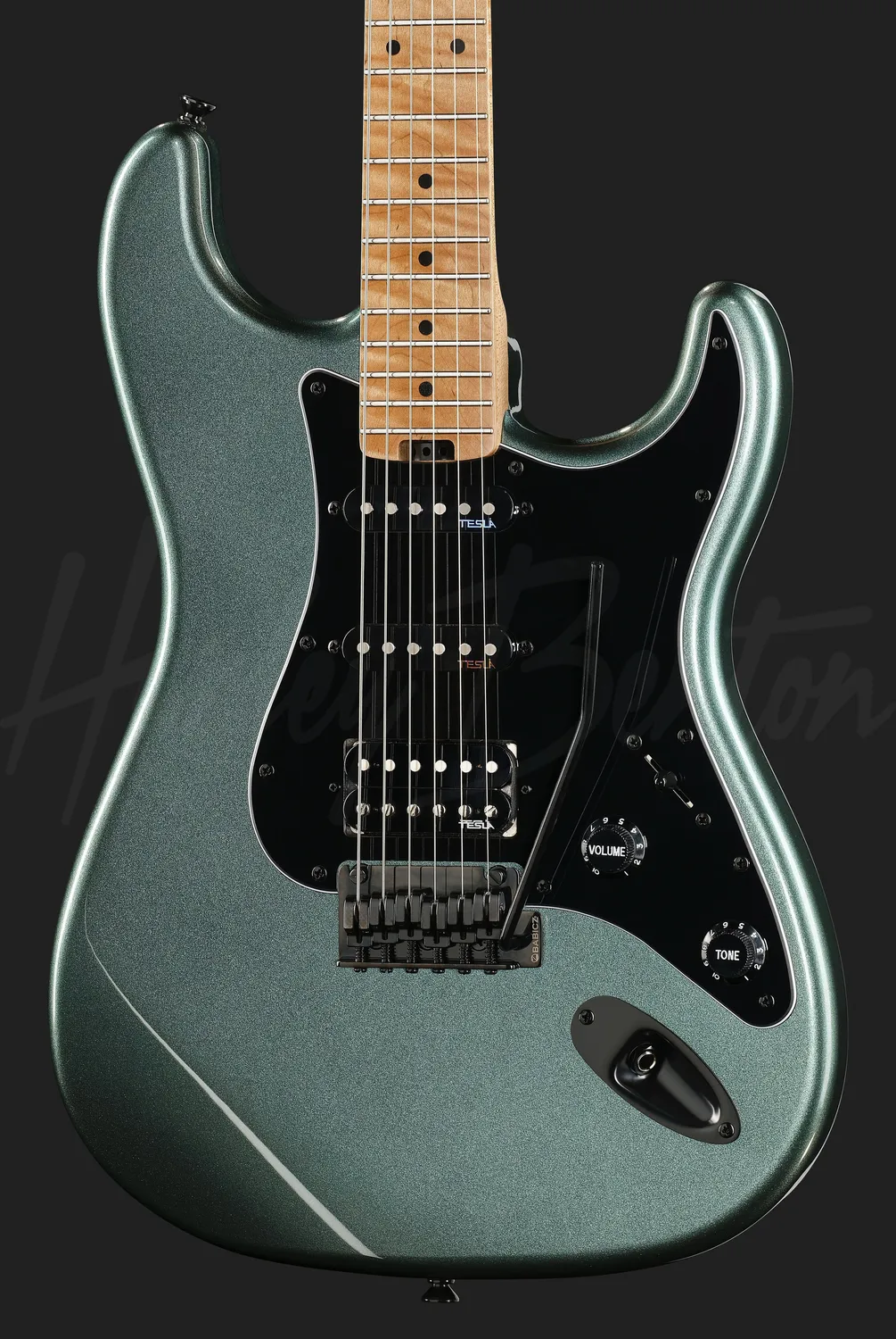 Harley Benton ST-Modern Plus HSS E-Gitarre Gun Metal Blue