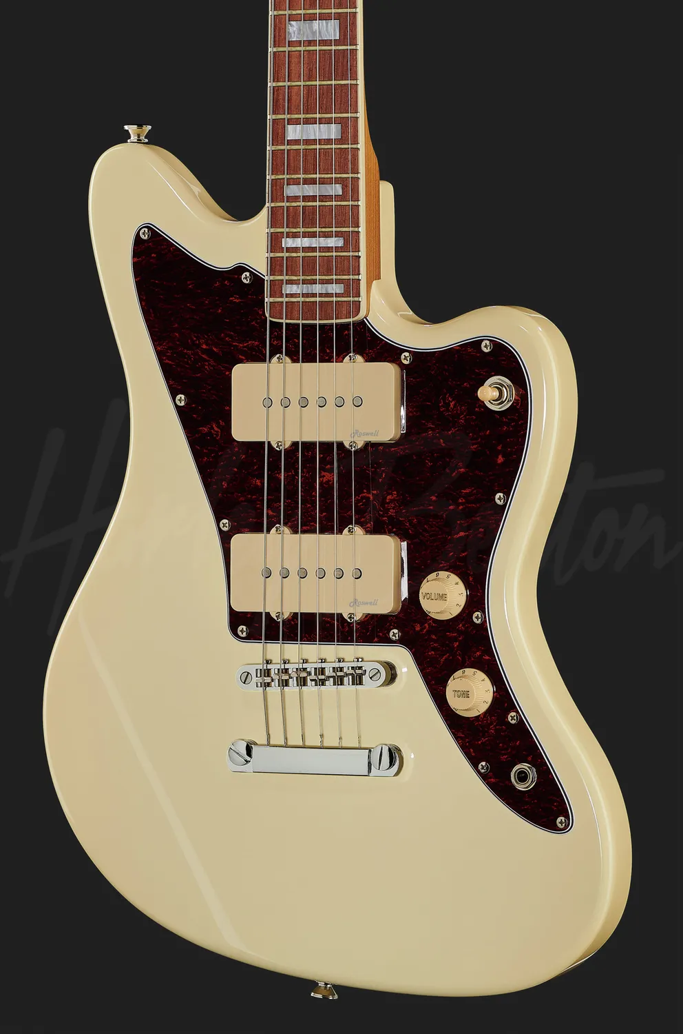 Harley Benton JA-60 VW E-Gitarre Olympic White P90