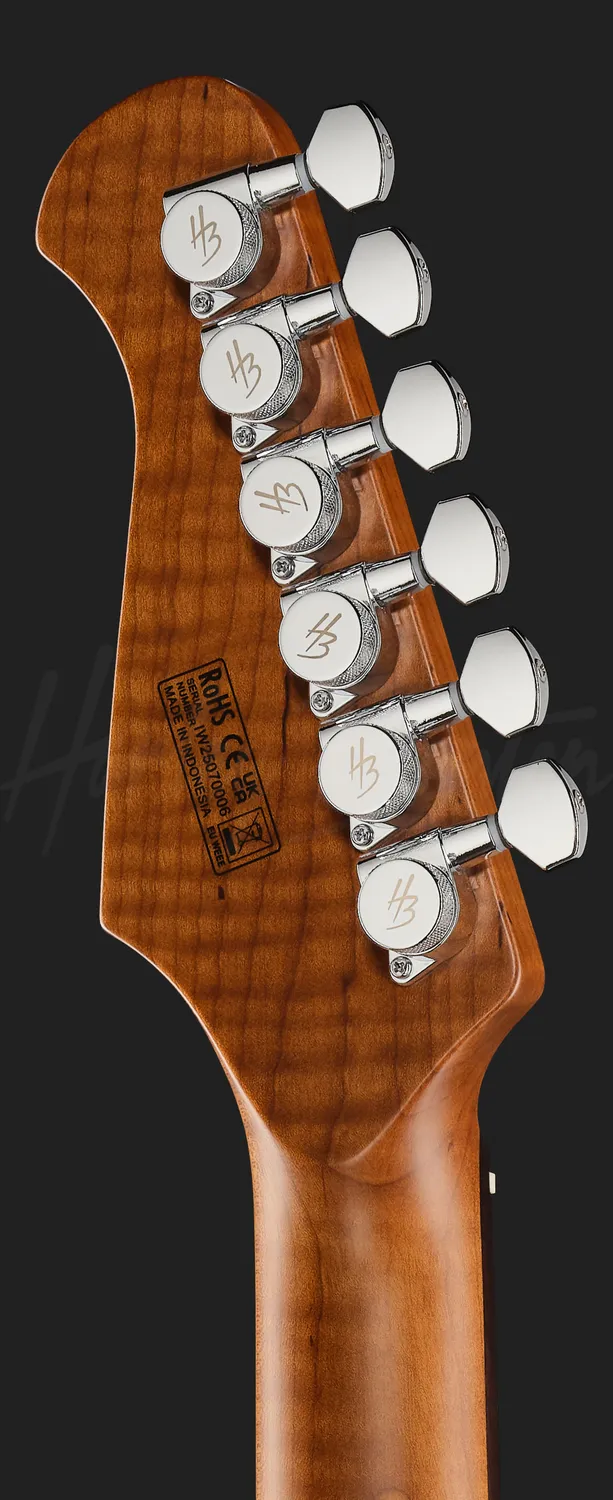Harley Benton Progressive Fusion-IV HH RW JM E-Gitarre Jade Metallic
