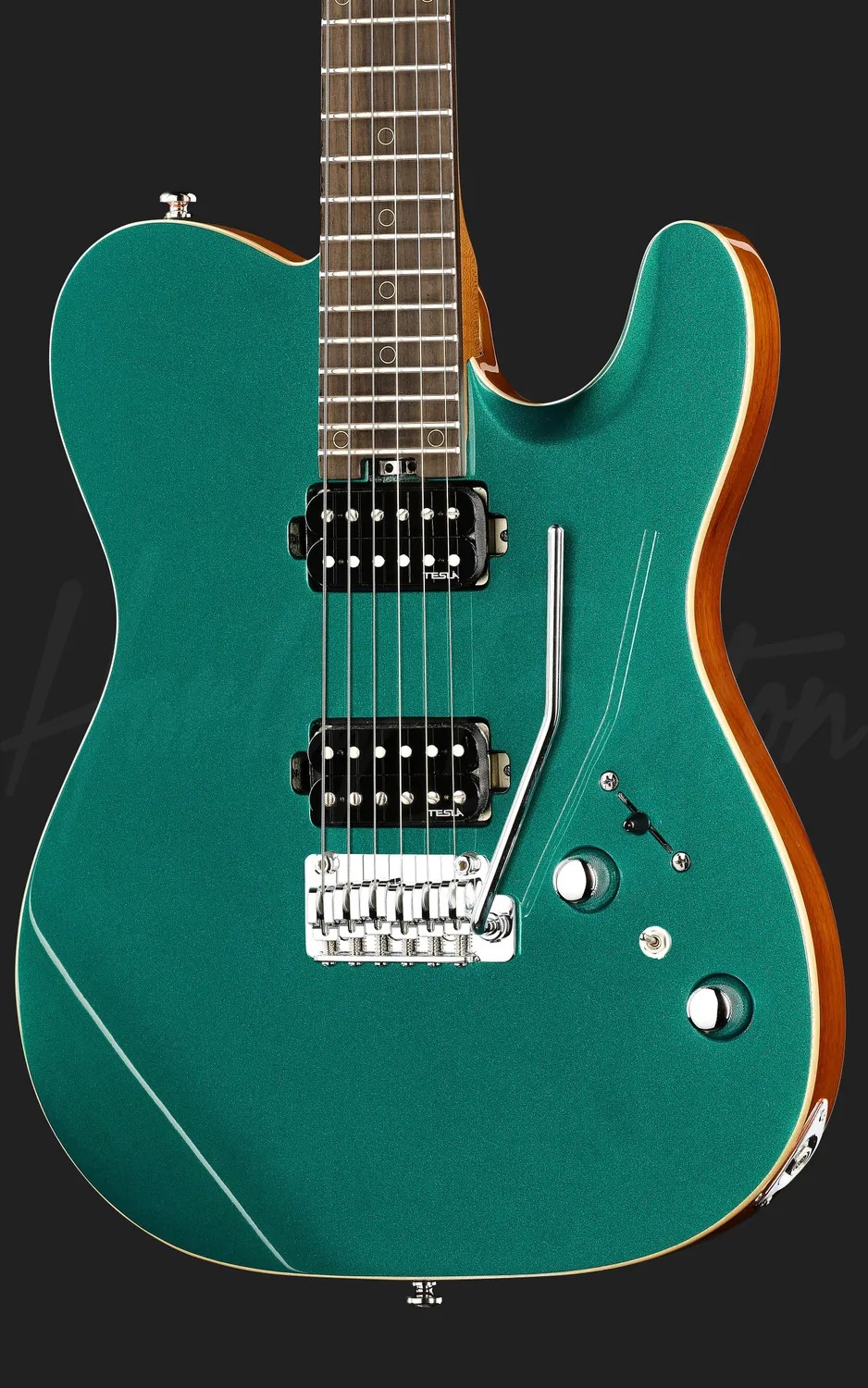 Harley Benton Progressive Fusion-T II HH RW OTC E-Gitarre Turquoise