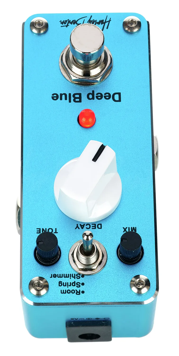 Harley Benton Standard MiniStomp Deep Blue Effektpedal Reverb