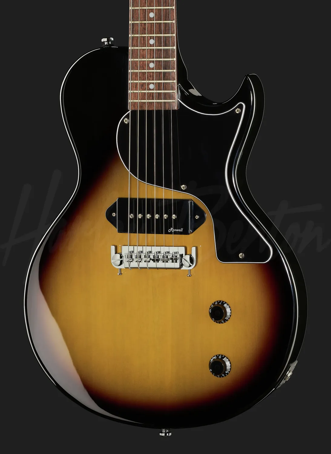 Harley Benton SC-Junior E-Gitarre Vintage Sunburst P90