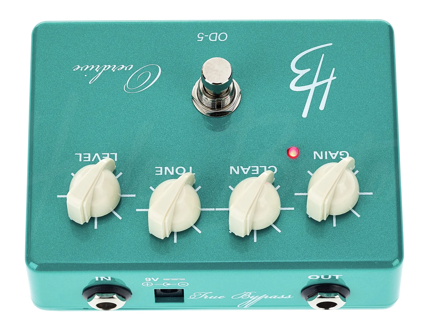 Harley Benton Custom Line OD-5 Overdrive Effektpedal Gitarre Clean-Mix